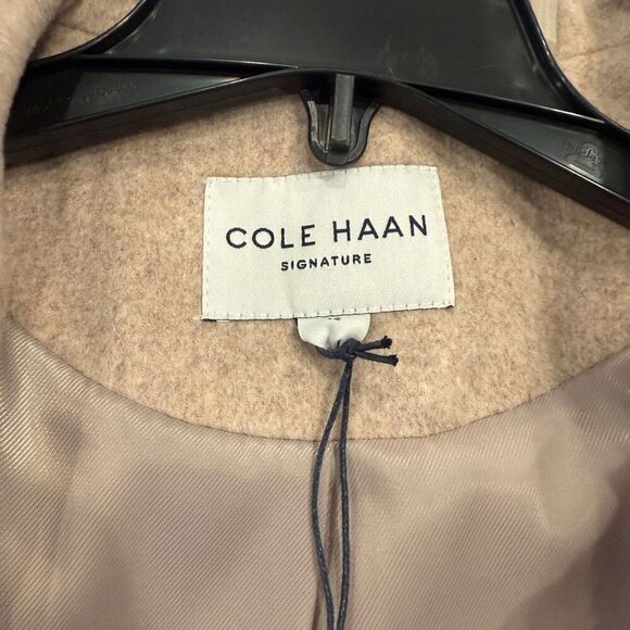 NWT Cole Haan Slick Wool-Blend Long Coat- size 12 - Picture 10 of 12